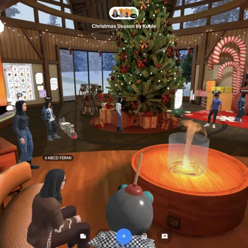 Christmas Greetings from the Metaverse?