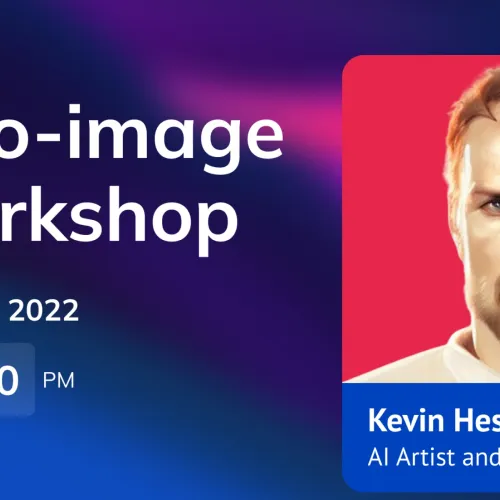Exceptional event coming up: Text-to-image AI workshop with AI artist Kevin Hess